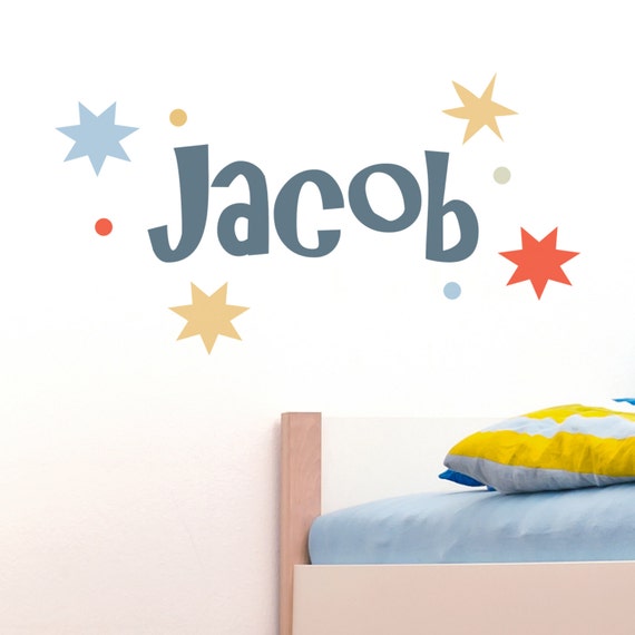 Wall Sticker Personalised Space Wall Stickers Wall Decoration Wall Art Wall Tattoo Home Decor Wall Decor Name Child