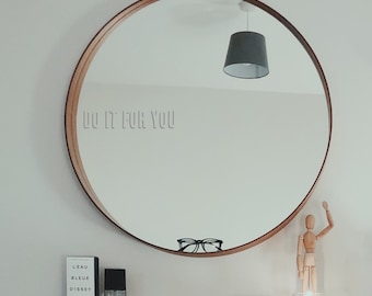 Do It For You Mirror Sticker Quote