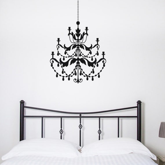 Chandelier Wall Sticker Decals Tattoo Art Chandelier Wall Sticker Decals