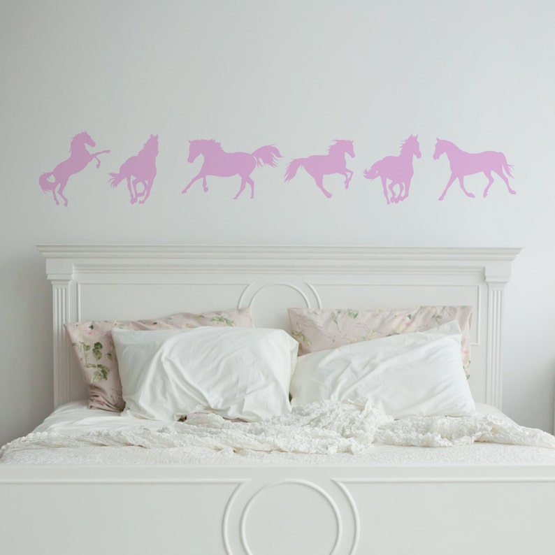 horses wall art stickers-decals-wall stickers-window stickers | etsy