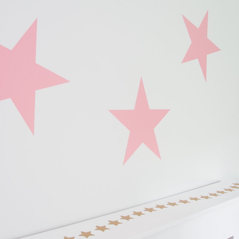 Sale Large Stars Feature Wall Sticker X 20 Sticker Decals Etsy