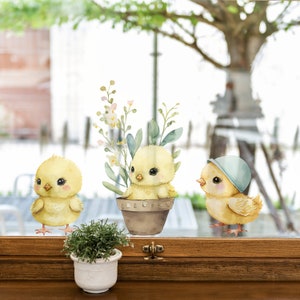Baby Chick Double Sided Window Sticker