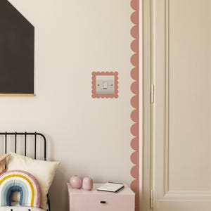 Jakobsmuschel Lichtschalter Aufkleber | Steckdose-Vinyl-Aufkleber | Kinderzimmer & Kinderzimmer Dekor Bild 5