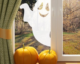 Wall Stickers Halloween Ghost- Decals - Wall Tattoo - Wall Art - Wall Quote - Home Decor - Halloween - Ghost - Wall Decor - Window Decor