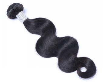 Extensiones de cabello virgen peruano de 30 a 76 cm - Ondulado corporal grado 12A - 100 g por paquete