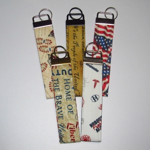 Cotton Wristlet Keychain