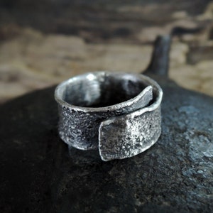 Men&#39;s silver ring, solid silver 925 ring, modern jewelry