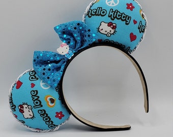 Blue Hello Kitty Etsy