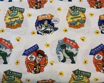 ディズニー ピクサー トイストーリー アイコン コットン生地 バズ