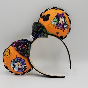 Mickey and Minnie Halloween Inspired Minnie Mouse Ears