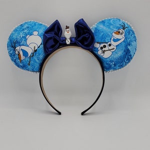 Olaf Frozen Inspired Minnie Mouse Ears