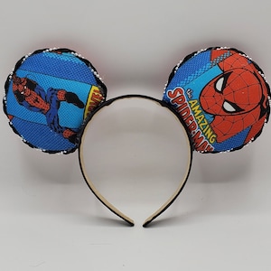 Spiderman Inspired Mickey Mouse Ears