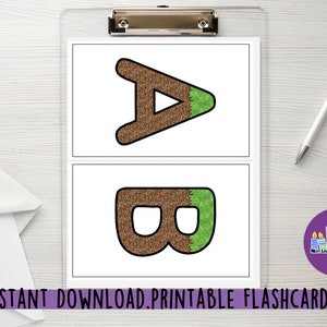 Instant Printable Flash Cards .Cool Printable Flash Cards. Downloadable Flash card. Digital Learning Cards. Instant Download.