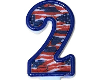 World Basketball Birthday number candle 3.5 inches