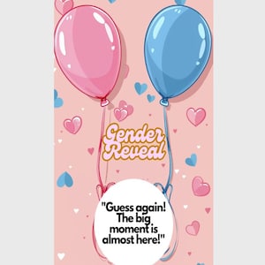 It's a Girl - Gioco digitale gratta e vinci per rivelare il sesso del bambino - Questo è per una RAGAZZA - Gioco di società divertente per amici - Download immediato - 50 carte digitali