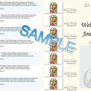 30 Tage Mahlzeit Map| Plan A |  30-Tage-Fruchtbarkeits-Diätplan | Sofortige druckbare herunterladbare Geburtstag Digital Sofort Download.