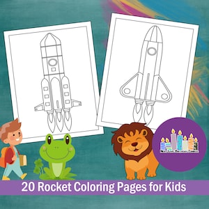 20 Robot Coloring Pages for Kids Instant Printable Sheets Downloadable Sheets. Digital Learning Sheets.