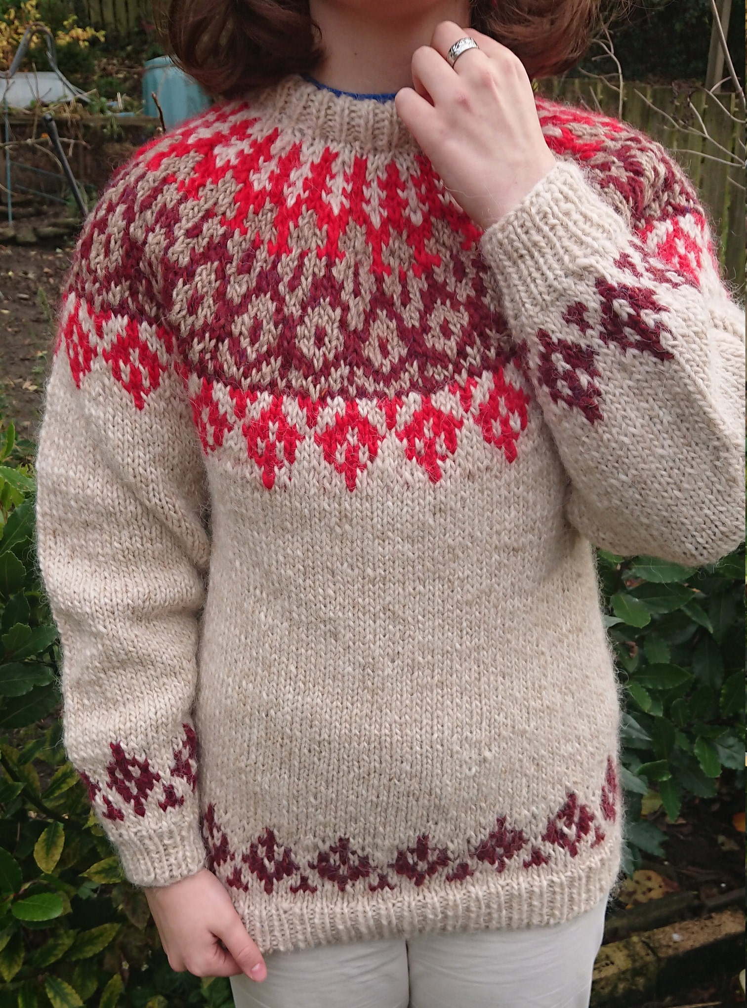 Pure Wool Icelandic Lopi Jumper Etsy