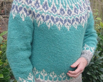 Pure Wool Icelandic Lopi Jumper/Icelandic Sweater