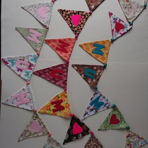 Love Mum Bunting Garland