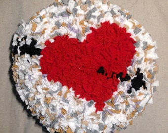 Proggy Mat Patterns Proggy Mat Small Dolly Mixture Round Cushion | Rag Rug Kit | Home Decor ...