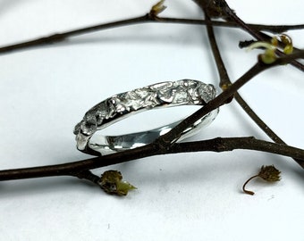 Wedding ring,Twig ring,Mens wedding band,White gold ring,tree ring, 14k gold ring,Organic gold ring, gold band,mens ring,unique wedding ring