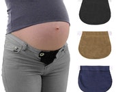 Maternity Belly Belt Maternity belt Maternity Pants Waist Extender Choose any of 3 fabric panel colors Pregnancy Pants Jeans Skirt Extender