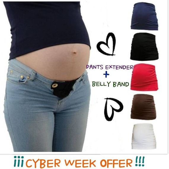 Maternity Belly Belt Waist extender Maternity pants extender Etsy