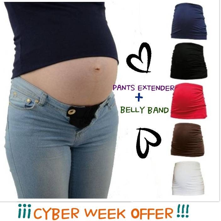 Maternity Belly Belt Waist extender Maternity pants extender Etsy