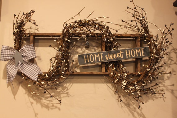 tobacco lath ladders Farmhouse Primitive Decorative Tobacco Lath Ladder - On Sale - Bed Bath &  Beyond