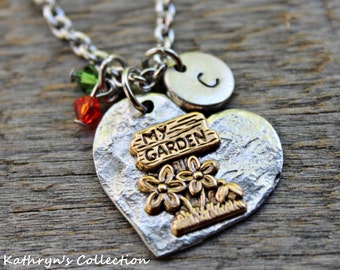 Gardening Necklace, Garden Jewelry, Gift for Gardener
