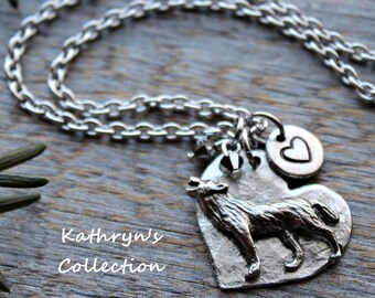 Wolf Necklace, Wolf Jewelry, Wolf Lover Gift, Howling Wolf, Grey Wolf, Timber Wolf, Wolf Spirit Animal