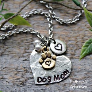 Dog Mom Necklace, Dog Mom Jewelry