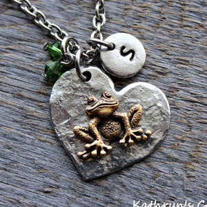 Frog Necklace, Frog Jewelry, Frog Gift, Frog Lover