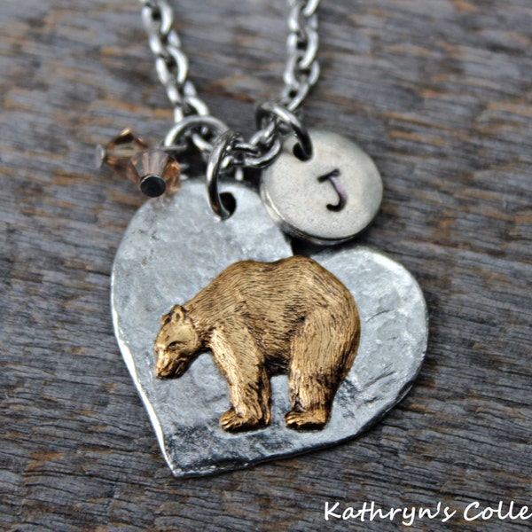 Black Bear Spirit Animal Necklace - Etsy