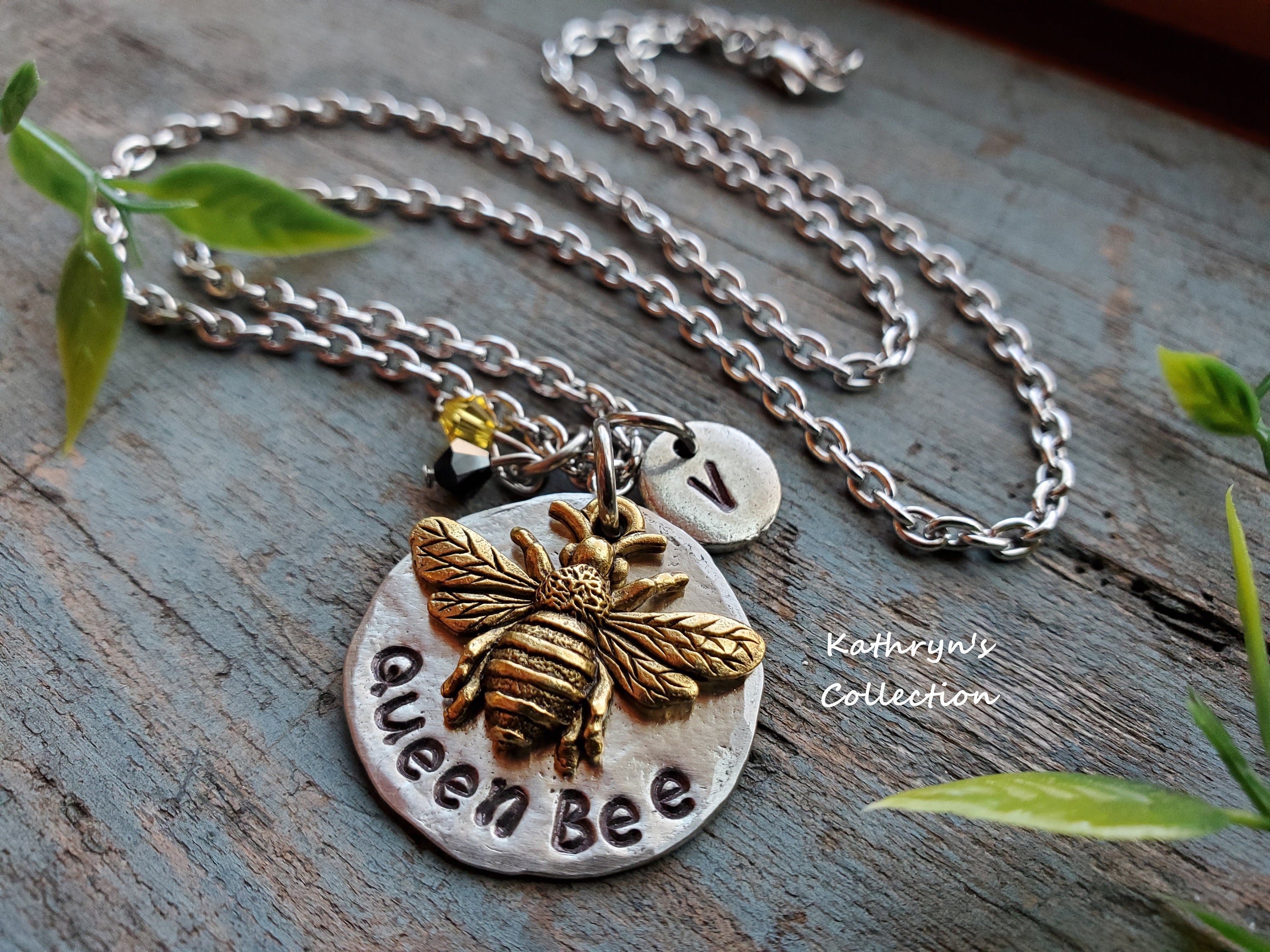 Collana pendente Queen Bee Vermeil in oro, regalo perfetto