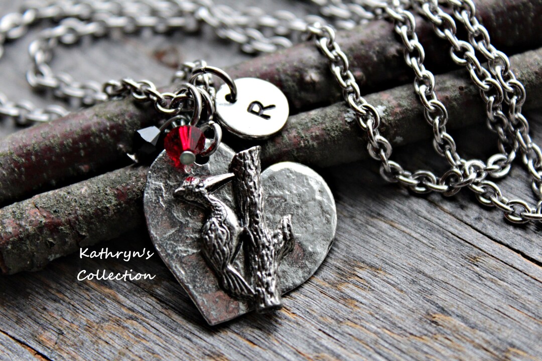 Woodpecker Necklace, Woodpecker Jewelry, Bird Watcher Gift, Bird Lover