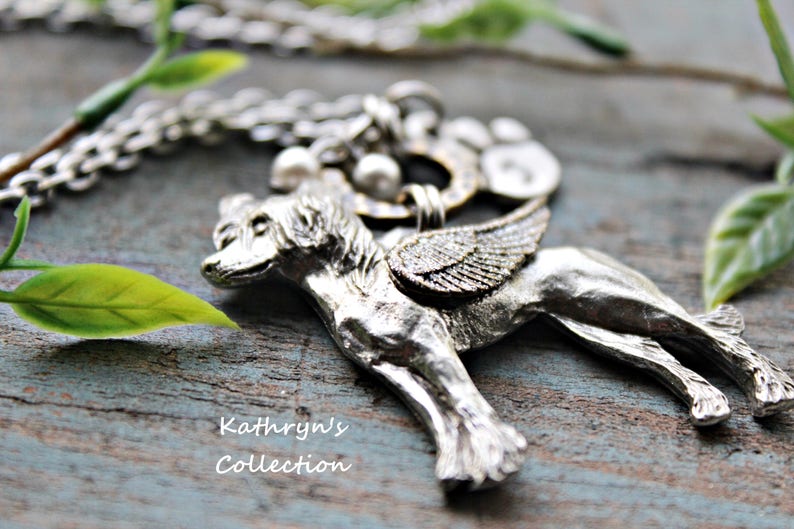 Dog Sympath Gift Pet Memorial Jewelry Chinese Crested Angel Necklace Chinese Crested Jewelry