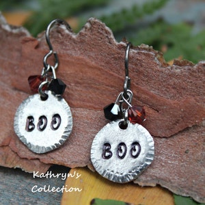 Halloween Earrings, Halloween Jewelry, Boo, Halloween, Fall Jewelry, Boo Ghost Earrings