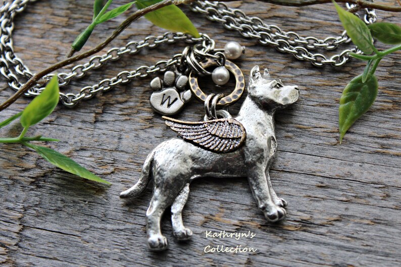 Read Full Listing Details Pit Bull Jewelry Pit Bull Angel Pit Bull Cropped Ears Pet Memorial Jewelry Pit Bull Memorial Necklace