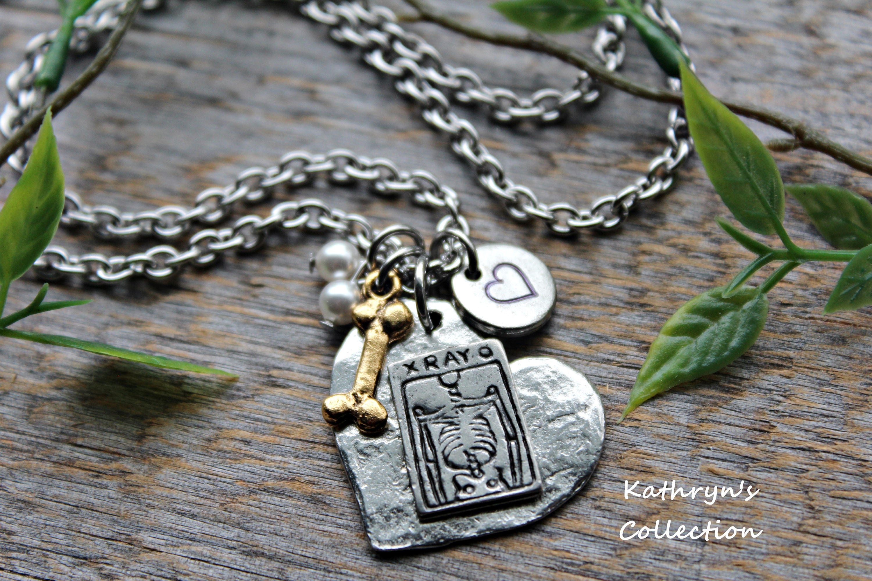 XRay Tech Necklace Radiologist jewelry Radiography XRay Etsy