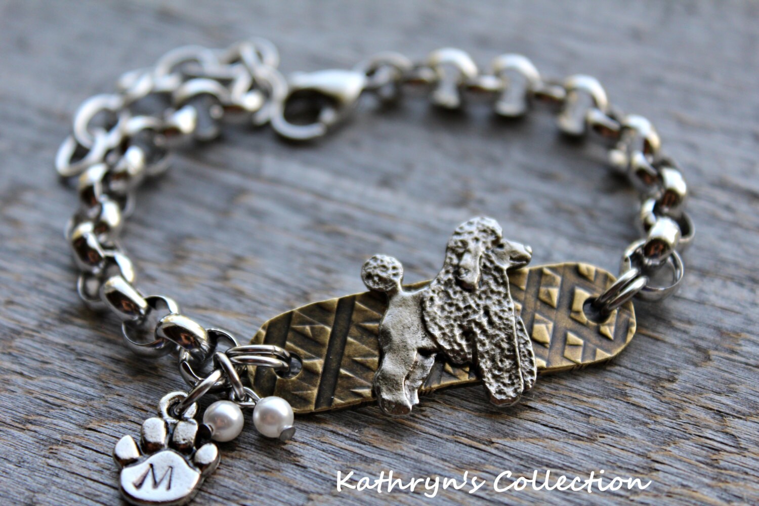 Poodle Bracelet Poodle Jewelry Standard Poodle Miniature Etsy