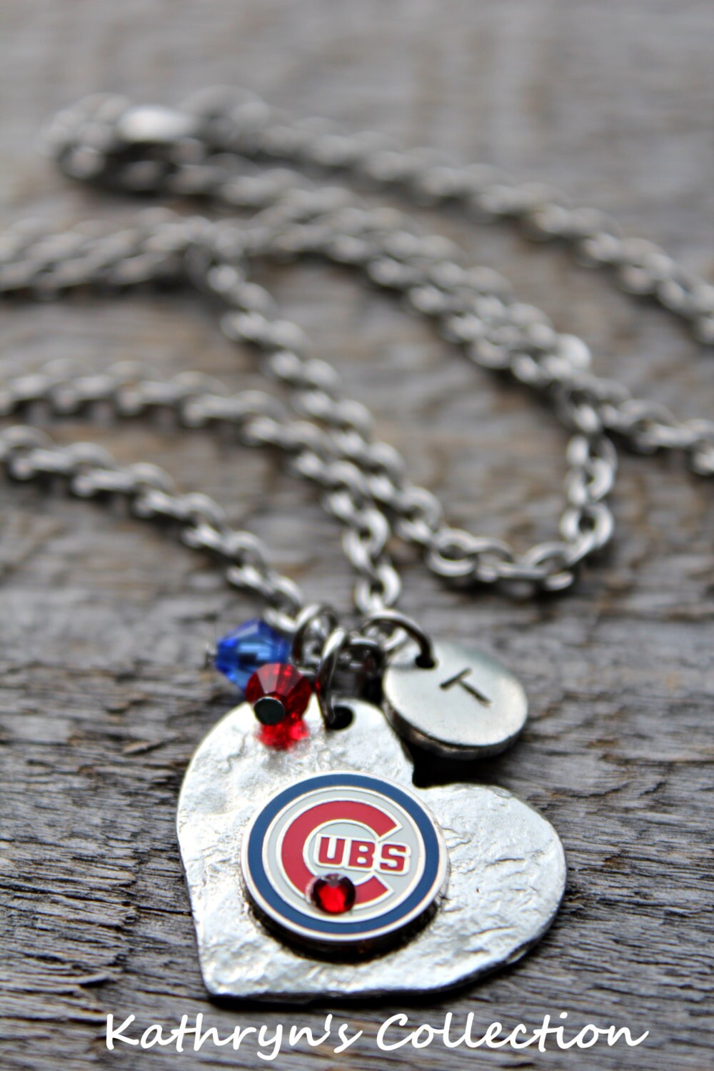 Chicago Cubs Necklace Cubs Jewelry Cubs Fan Love the Cubs Etsy