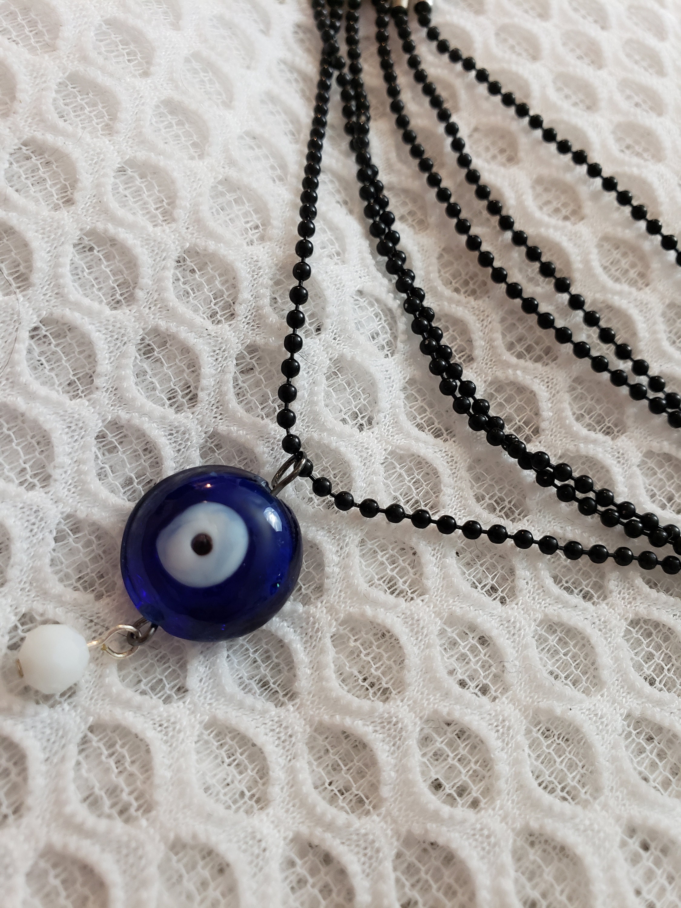 Ciondolo Occhio Turco Blu Per Auto - Amuleto Contro Malocchio, Con Gancio - Foto 6