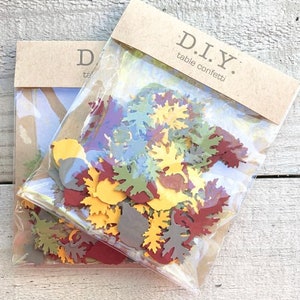 Leaf Confetti - Table Confetti - Fall Confetti - Fall Table Confetti - Thanksgiving Party - Autumn Confetti - Fall Leaves Confetti