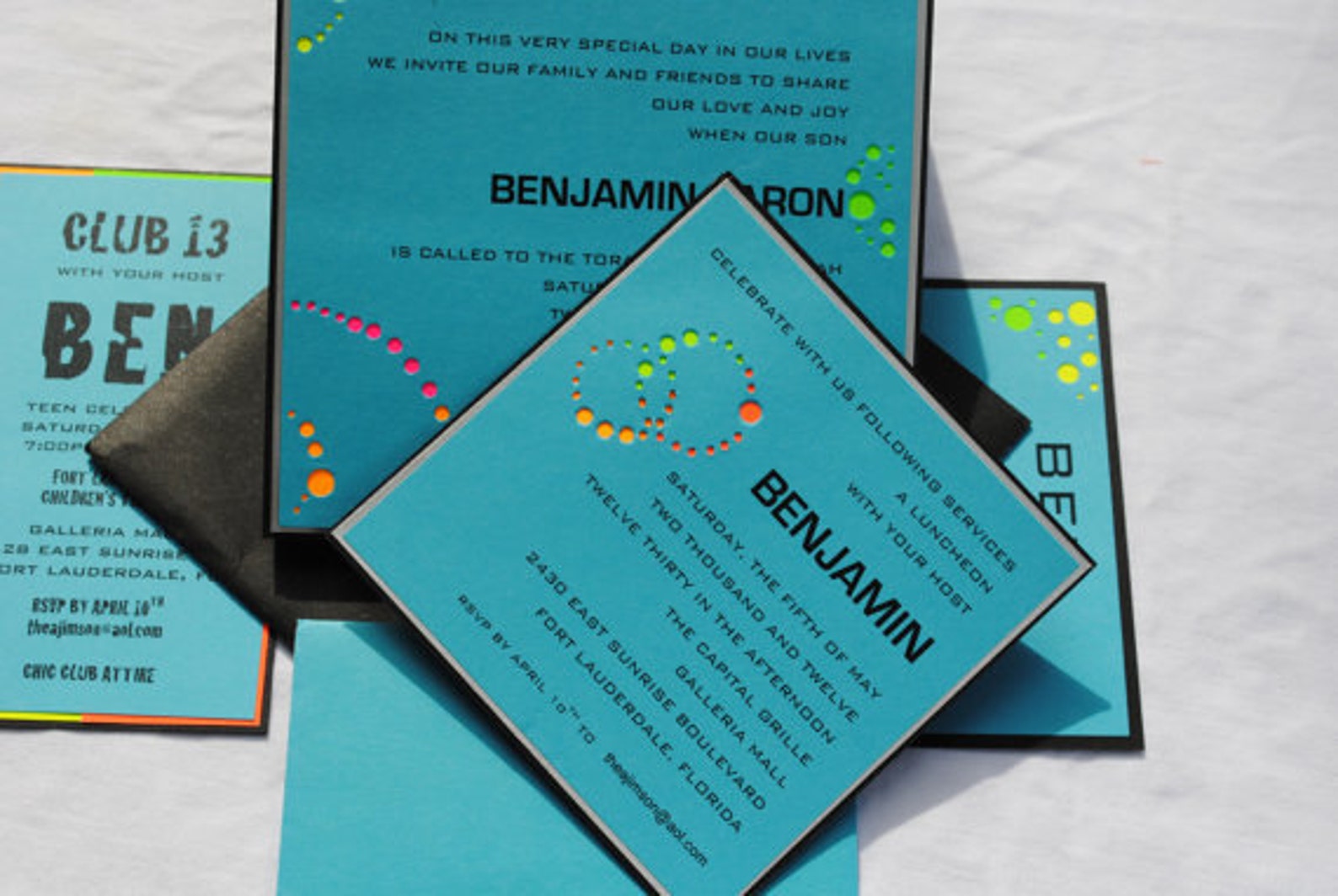 Bar Mitzvah Invitation Bat Mitzvah Invitation Modern Invitation Club