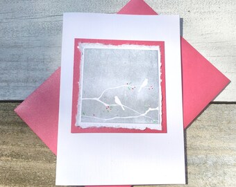 Snowbirds Card - Christmas Cards - Christmas Stationery - Christmas Note Card - Holiday Cards - Holiday Stationery - Holiday Note Cards