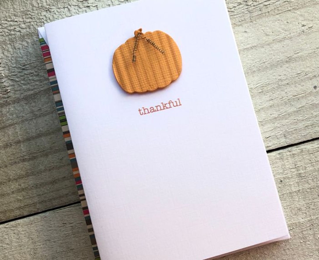 Pumpkin Cards - Pumpkin Note Cards - Pumpkin Stationery - Thanksgiving ...