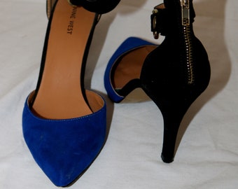 Promise Technology Deco 1 Womens Multi Color Peep Toe Pumps Blue Women Clothing, Shoes & Jewelry test1.imagicaaworld.com