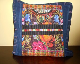 SC84 1 Guatemalan Huipil Pillow Cover from Chichicastenango, Quiché